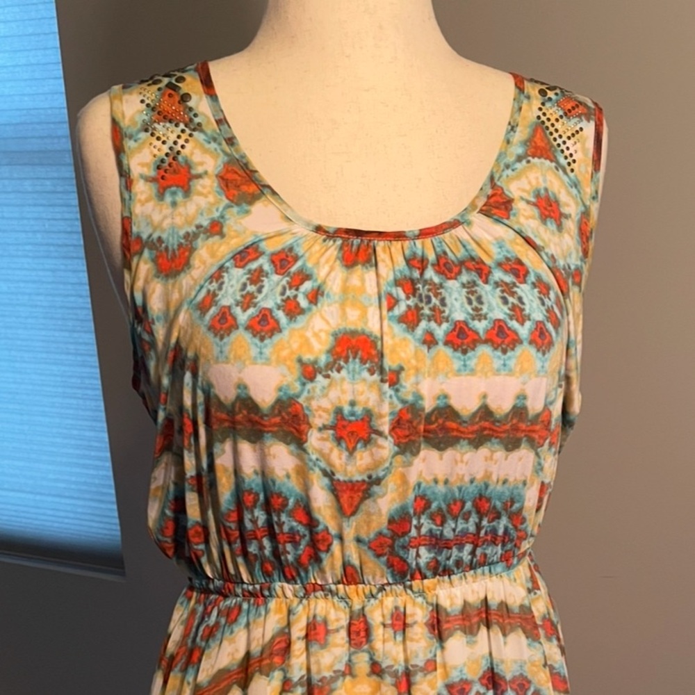 BEDAZZLED STUDDED DRESS